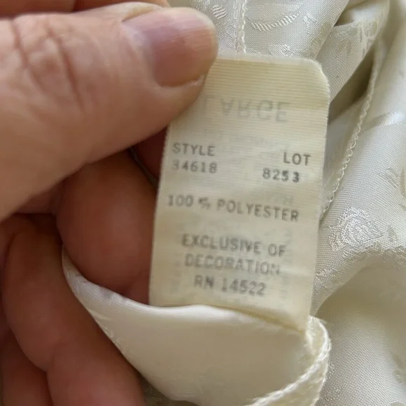 Vintage Christian Dior authentic rare ‘50’s satin robe made exclusively for Saks - Picture 13 of 16